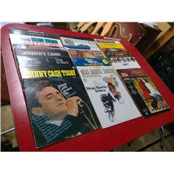 RECORDS - BEACH BOYS, JOHNNY CASH, KENNY ROGERS, ABBA, THE ROLLING STONES, DEAN MARTIN