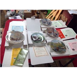 COLLECTOR ART PLATES - LOT OF 5