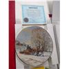 Image 2 : COLLECTOR ART PLATES - LOT OF 5