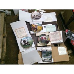 COLLECTOR ART PLATES - LOT OF 5