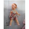Image 2 : SMALL DOLL MADE IN HONG KONG C/W 2 LARGE DOLLS WITH KNITTED DRESSES