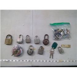 VINTAGE LOCKS, KEYCHAINS, ETC.