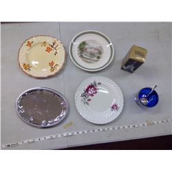PLATES, CRYSTAL BELL, ETC.