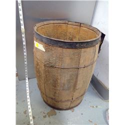 WOODEN NAIL KEG