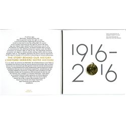 CANADA 1916-2016 LOONIE (WOMEN'S RIGHT TO VOTE)