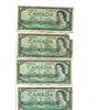 Image 3 : CANADA 1954 STACK OF $1 BILLS (10)