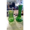 Image 4 : GREEN GLASSWARE (CARNIVAL GLASS)