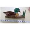 Image 2 : STAINED GLASS DUCK ON A LOG