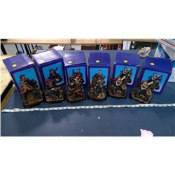6 AVON FIGURINES