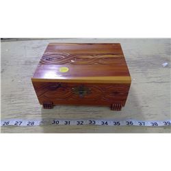 WOODEN JEWELRY BOX