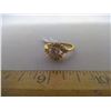Image 2 : WYNDSOR CZ CLUSTER RING 14KT GOLD-PLATED - SIZE 9