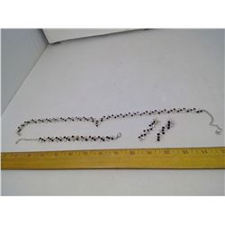 3 PIECE MATCHING JEWELRY SET - NECKLACE, BRACELET, AND EARRINGS