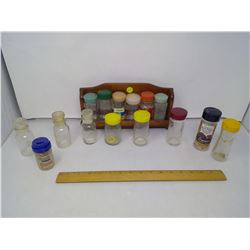 SPICE RACK WITH SPICE CONTAINERS