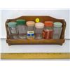 Image 4 : SPICE RACK WITH SPICE CONTAINERS