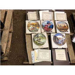 5 COLLECTOR ART PLATES