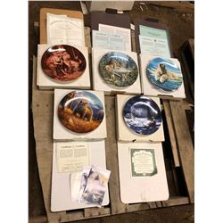 5 COLLECTOR ART PLATES