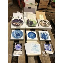 6 COLLECTOR ART PLATES