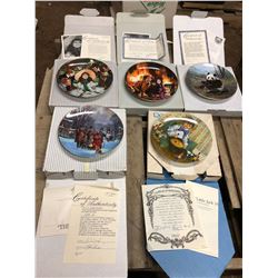 5 COLLECTOR ART PLATES