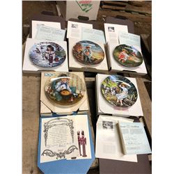 5 COLLECTOR ART PLATES