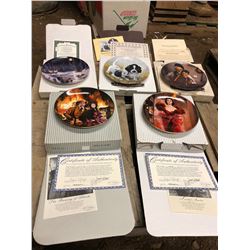 5 COLLECTOR ART PLATES