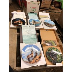 5 COLLECTOR ART PLATES