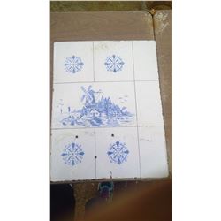 BACK DROP FOR WOOD STOVE (ENAMELED) 18.5"X14.5"