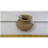 Image 4 : 1950 NATIVE BASKET COIL-WRAPPED CORD-PINNED 4" DIAMETER