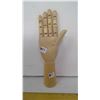 Image 1 : 12" HIGH/ARTICULATED ARTIST MODEL BIRCH WOOD HAND MODEL FOR DRAWING