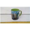 Image 2 : 1992 AMSTERDAM GREEN CAFÉ SOUVENIR COFFEE MUG - DIAMETER 3" X HEIGHT 4"
