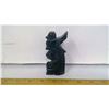 Image 3 : 1985 BELIZE MAYAN JADE "BIRD ON HEAD MAN" HEIGHT 4"