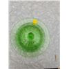 Image 1 : GREEN DEPRESSION GLASS DISH