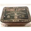 Image 7 : ANTIQUE THOMAS J LIPTON TEA TIN (9"X6")