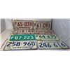 Image 1 : 8 SASKATCHEWAN LICENSE PLATES