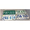 Image 4 : 8 SASKATCHEWAN LICENSE PLATES