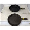 Image 1 : 2 CAST IRON FRYING PANS