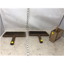 BUTTER PRESS AND WOOL CARTONS