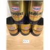Image 2 : 6 TEXACO - HAVO LINE OIL TINS