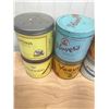 Image 2 : 8 TOBACCO ROUND TINS