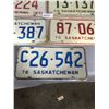Image 4 : 7 1970S SASKATCHEWAN LICENSE PLATES - 1970-1976