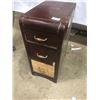 Image 1 : 3 DRAWER NIGHTSTAND - 1940S - NEEDS REFINISHING - 26" HIGH 11" WIDE