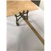 Image 3 : 52" POOL CUE CRADLE - BRASS END FROM OLD PA POOL HALL