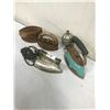 Image 1 : LOT OF 3 SAD IRONS, COLEMAN GAS IRON, AND ELECTRIC IRON