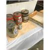 Image 1 : 4 BUBBA BEER TINS AND 1 OLYMPIA BEER TIN AND BOX