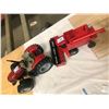 Image 1 : 2 TOYS - CASE PLASTIC TRACTOR, CASE METAL COMBINE, AND 2/66 CASE COMBINE