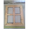 Image 2 : WOODEN PICTURE FRAME FOR 4X 8X10" (23 1/2" X 27 1/2")