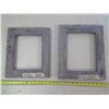 Image 1 : 2 WOODEN PICTURE FRAMES FOR 8 1/2 X 11" AND 8X10" (14 1/2"X12" AND 11 1/2" X 13 1/2")