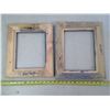 Image 2 : 2 WOODEN PICTURE FRAMES FOR 8 1/2 X 11" AND 8X10" (14 1/2"X12" AND 11 1/2" X 13 1/2")
