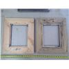Image 3 : 3 WOODEN PICTURE FRAMES FOR 8 1/2 X 11 AND 8X10" (2X 17" X 14 1/2" AND 16" X 14 1/4")