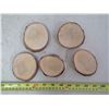 Image 2 : 5X WOODEN COASTERS