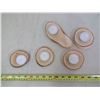 Image 2 : 5X HOMEMADE WOODEN CANDLE HOLDERS